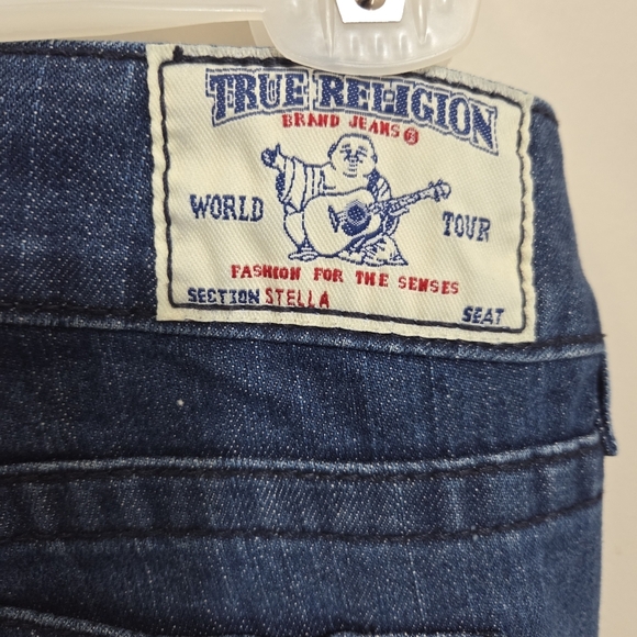True Religion Womans Stella  Blue Jeans Size 28 - Picture 5 of 7